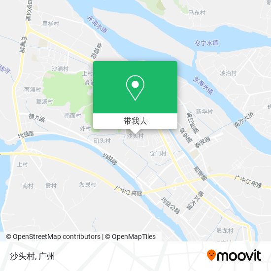 沙头村地图