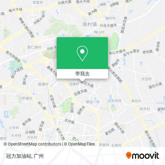 冠力加油站地图