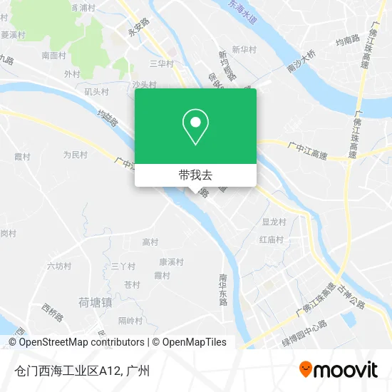 仓门西海工业区A12地图