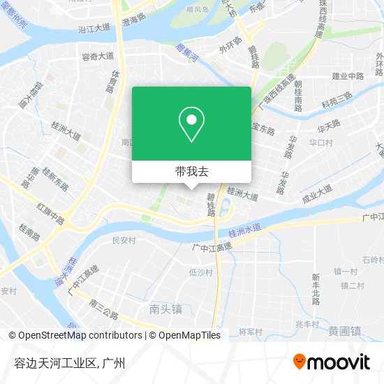 容边天河工业区地图