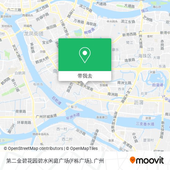 第二金碧花园碧水闲庭广场(F栋广场)地图