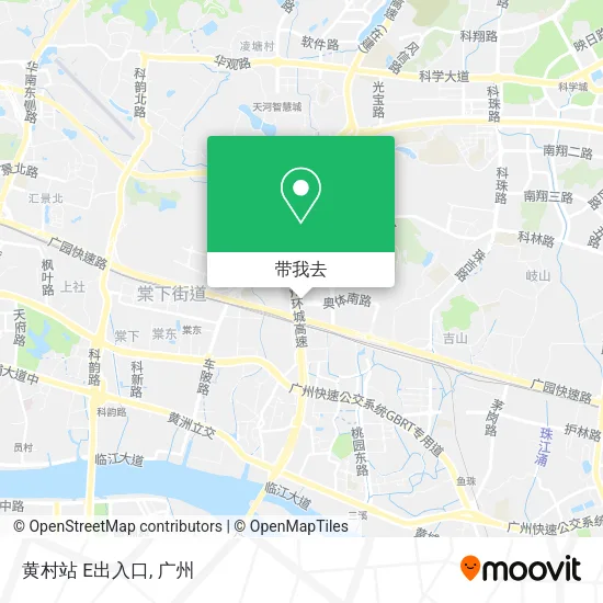 黄村站 E出入口地图