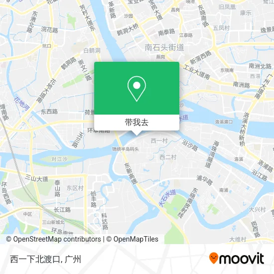 西一下北渡口地图