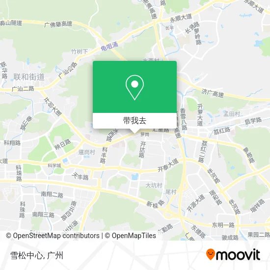 雪松中心地图