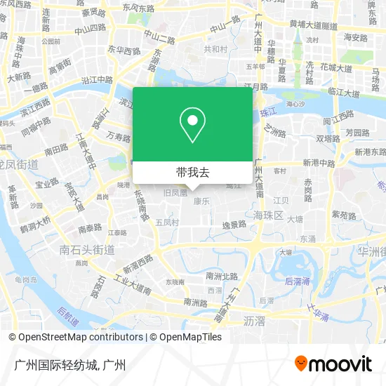 广州国际轻纺城地图