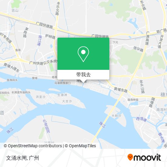 文涌水闸地图