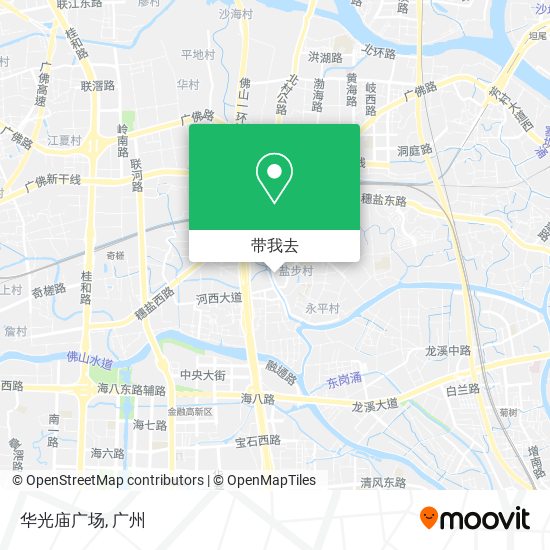 华光庙广场地图