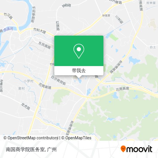 南国商学院医务室地图