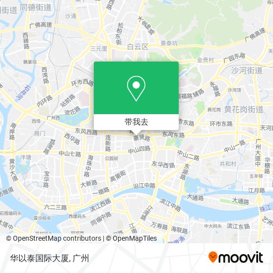 华以泰国际大厦地图