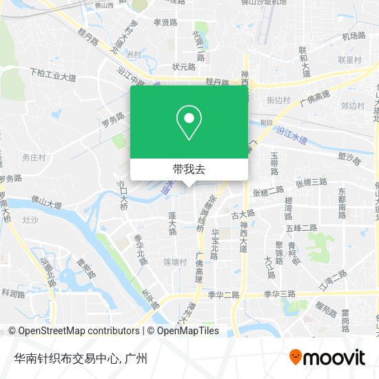 华南针织布交易中心地图