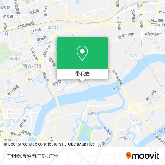 广州新塘热电二期地图