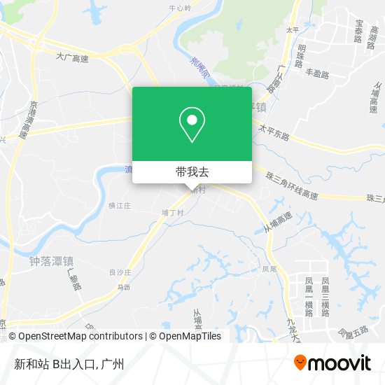 新和站 B出入口地图