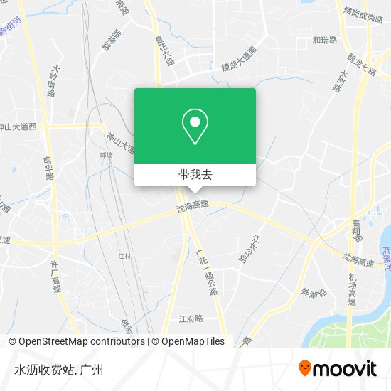 水沥收费站地图