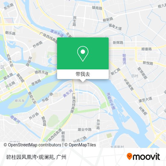 碧桂园凤凰湾•观澜苑地图