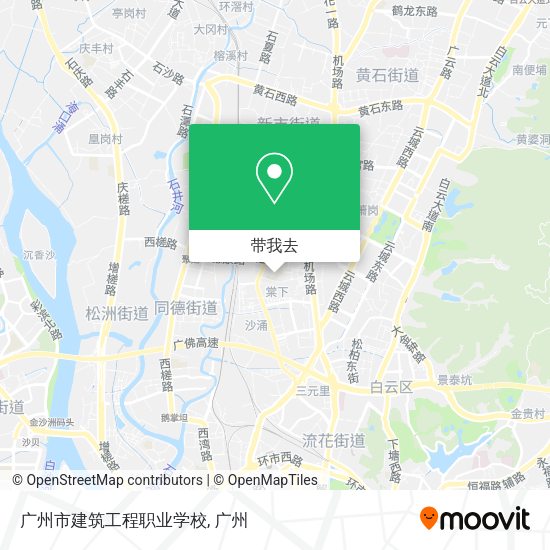 广州市建筑工程职业学校地图