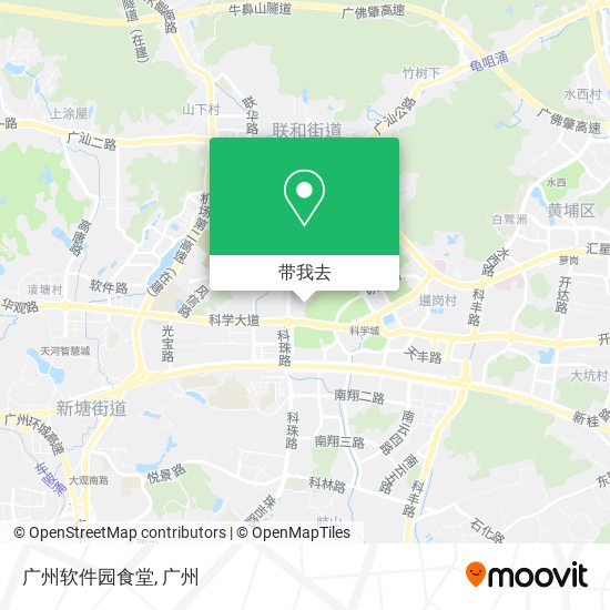 广州软件园食堂地图