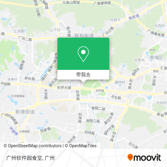 广州软件园食堂地图