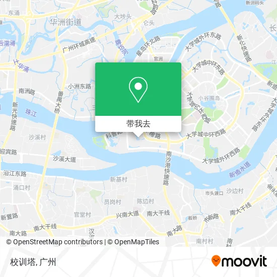 校训塔地图