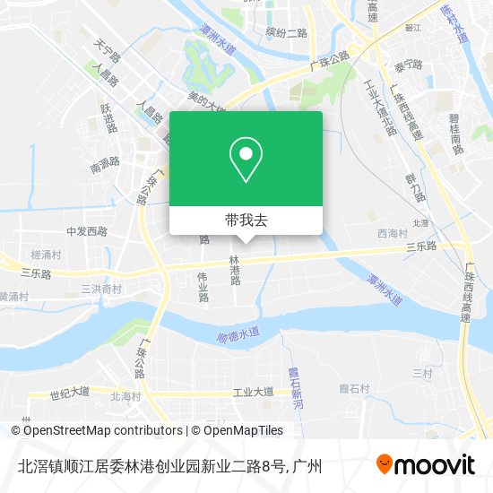 北滘镇顺江居委林港创业园新业二路8号地图