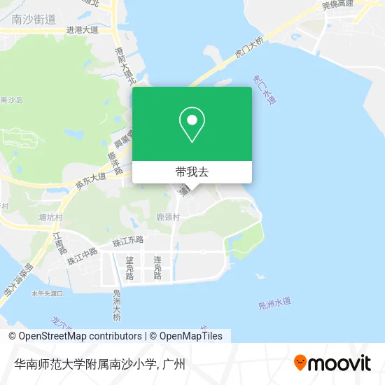 华南师范大学附属南沙小学地图