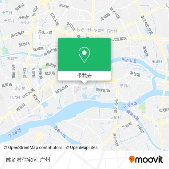 陈涌村住宅区地图