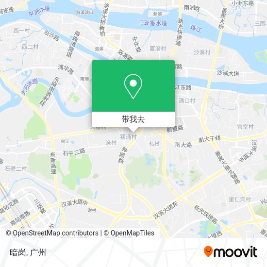 暗岗地图