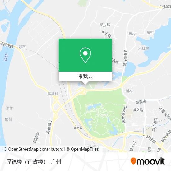 厚德楼（行政楼）地图