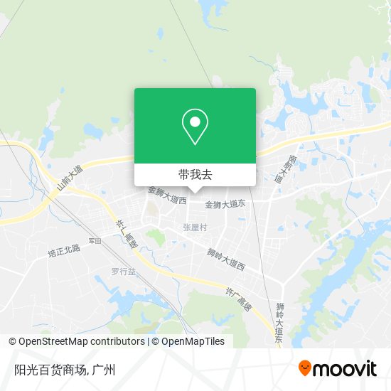 阳光百货商场地图