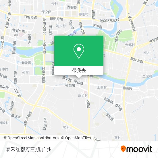 泰禾红郡府三期地图