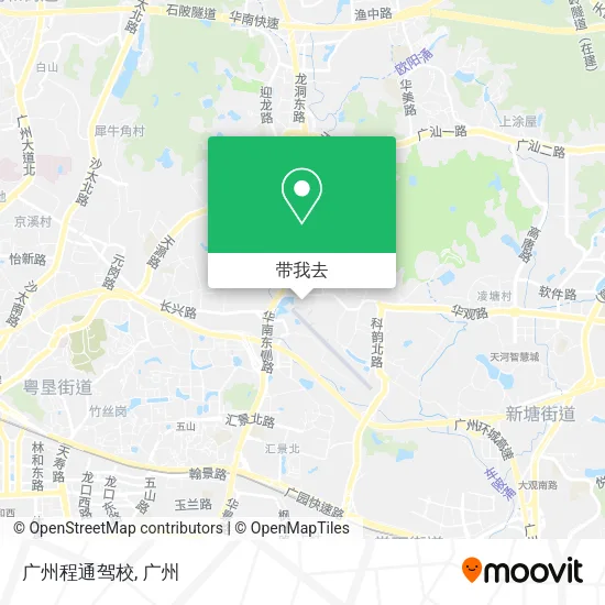 广州程通驾校地图