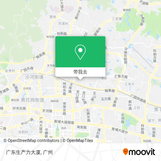 广东生产力大厦地图