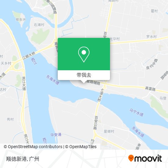 顺德新港地图