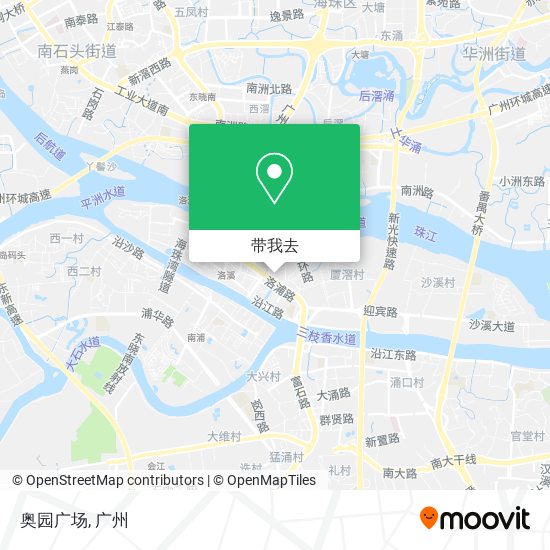 奥园广场地图