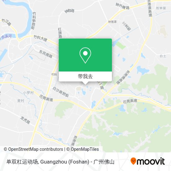 单双杠运动场地图