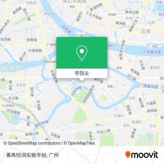 番禺恒润实验学校地图