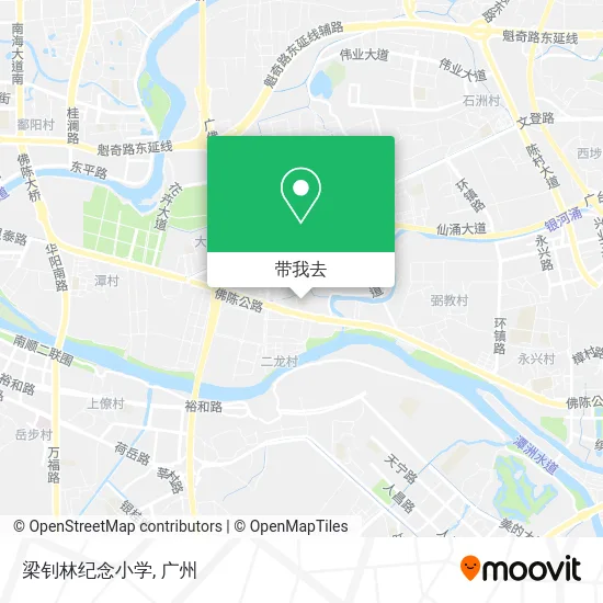 梁钊林纪念小学地图