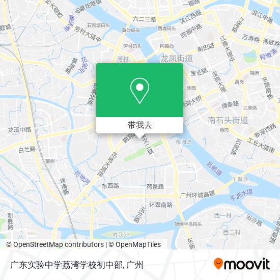广东实验中学荔湾学校初中部地图