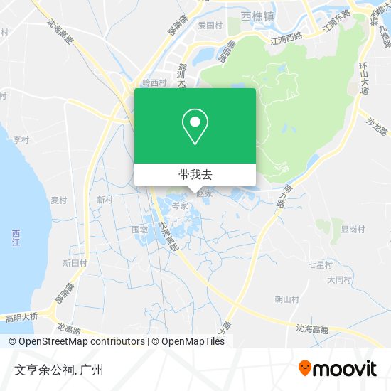 文亨余公祠地图