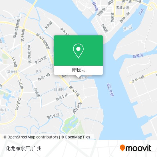 化龙净水厂地图