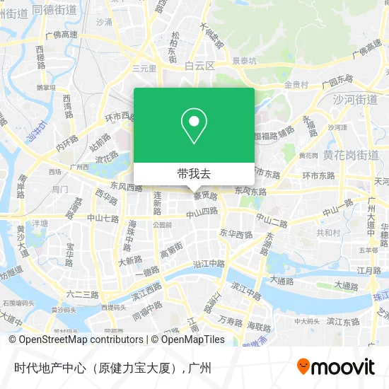 时代地产中心（原健力宝大厦）地图