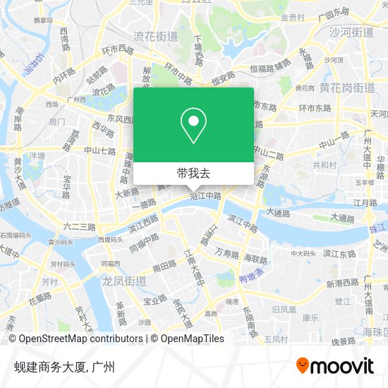 蚬建商务大厦地图
