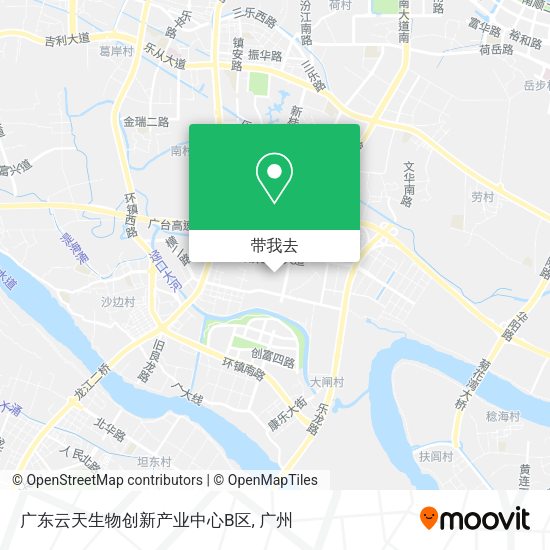 广东云天生物创新产业中心B区地图