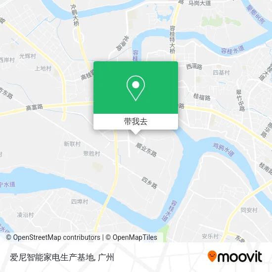 爱尼智能家电生产基地地图