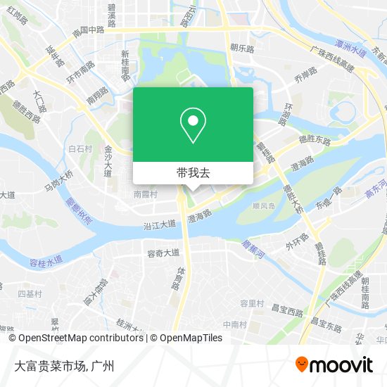 大富贵菜市场地图