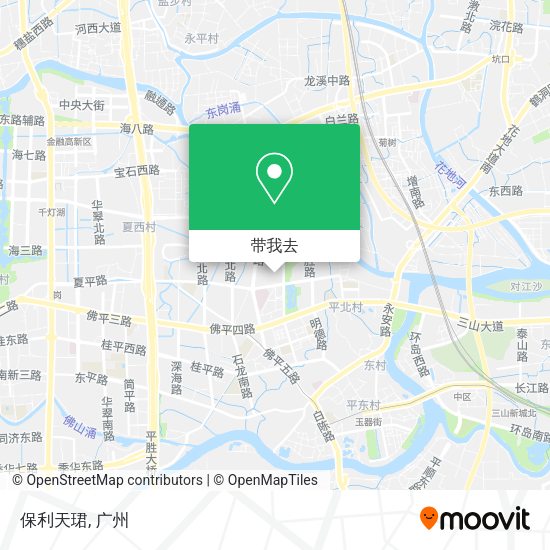 保利天珺地图