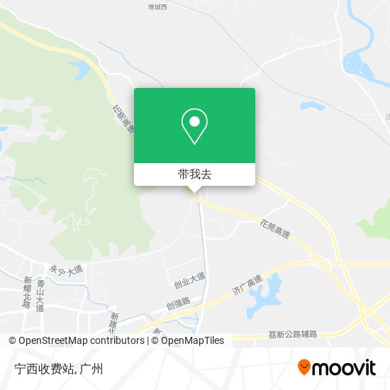 宁西收费站地图