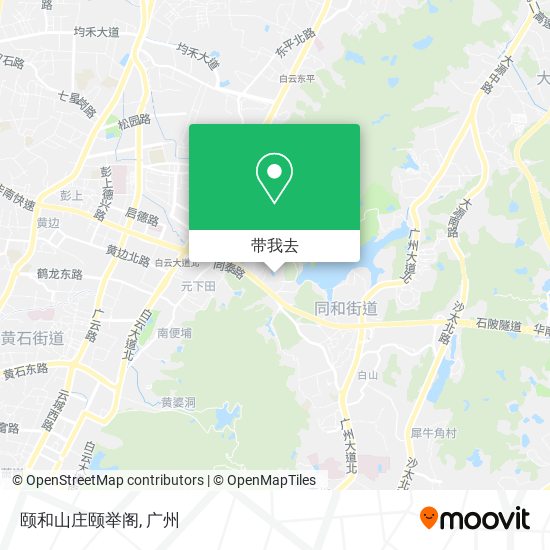 颐和山庄颐举阁地图