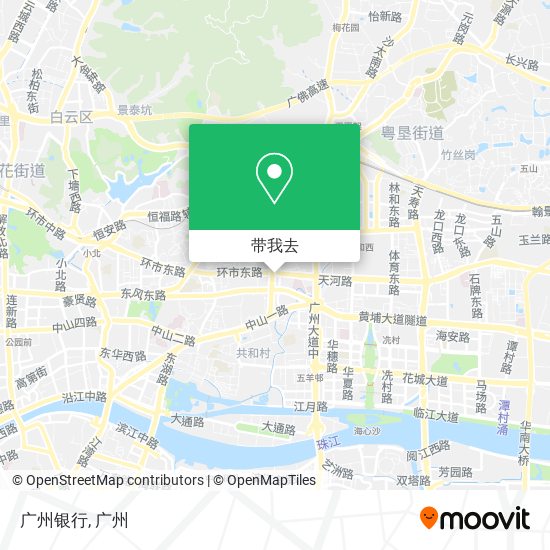 广州银行地图