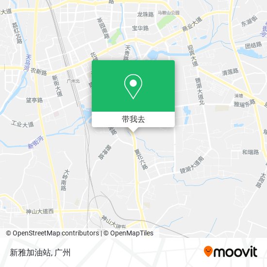 新雅加油站地图
