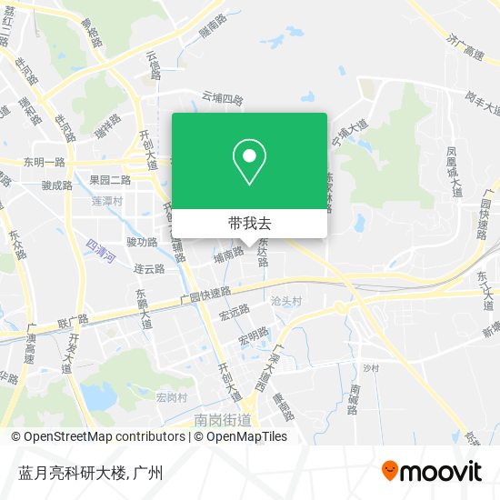 蓝月亮科研大楼地图